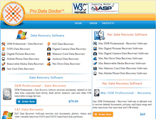 Tablet Screenshot of prodatadoctor.com